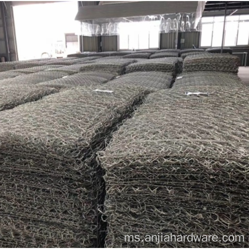 Popular Jual Hot Dipped Galvanized Gabion Cage Stone